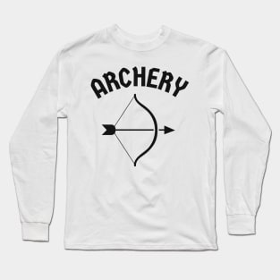 Simple Bow And Arrow Archery Archer Long Sleeve T-Shirt